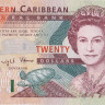 20 долларов 2003 года. Карибские острова. р44d
