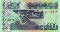 10 долларов. Намибия. р4c