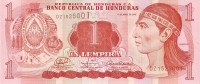 1 лемпира 17.04.2008 года. Гондурас. р89a