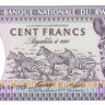 100 франков 24.04.1989 года. Руанда. р19