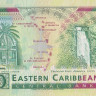 5 долларов 1993 года. Карибские острова. р26А