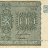 100 марок 1945 года. Финляндия. р88(13)
