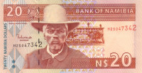 20 долларов. Намибия. р6