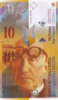 10 франков 2008 года. Швейцария. р67c(2)