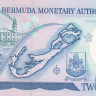 2 доллара 06.06.1997 года. Бермудские острова. р40Ab