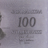 100 марок 1963 года. Финляндия. р106а(61)