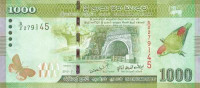 Банкнота 1000 рупий 2010 года. Шри-Ланка. р127а