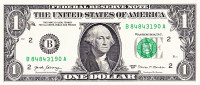 1 доллар 2017 года. США. р new(B)