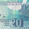 20 марок 1993 года. Финляндия. р123(2)