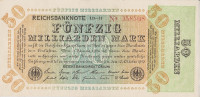 50 миллиардов марок 10.10.1923 года. Германия. р120b