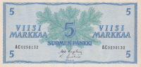 5 марок 1963 года. Финляндия. р99а(36)