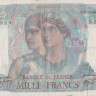 1000 франков 12.09.1946 года. Франция. р130а(46)