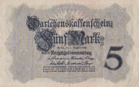 5 марок 1914 года. Германия. р47c