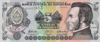 Банкнота 5 лемпира 06.05.2010 года. Гондурас. р91c