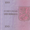 100 марок 1976 года. Финляндия. р109r(50)