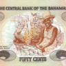 50 центов 1974(1984) года. Багамские острова. р42