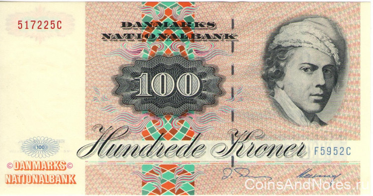 100 крон 1995 года. Дания. р54d