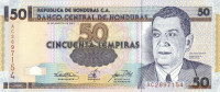 50 лемпира 30.08.2001 года. Гондурас. р88а
