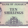 10 шиллингов 1960(1964) года. Ямайка. р51Вс