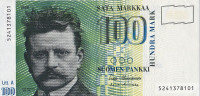 100 марок 1986 года. Финляндия. р119