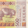 500 франков 2014 года. Нигер. р619Нс
