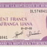 100 франков 1990 года. Бурунди. р29с