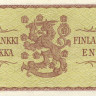 1 марка 1963 года. Финляндия. р98а(4)