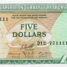5 долларов 1965 года. Карибские острова. р14i
