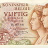 50 франков 1966 года. Бельгия. р139(1)