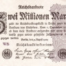 2 000 000 марок 09.08.1923 года. Германия. р104с