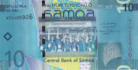 10 тала 2008 года. Самоа. р39а