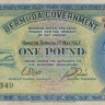 1 фунт 1957 года. Бермудские острова. р20b