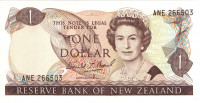 1 доллар 1981-1992 годов. Новая Зеландия. р169с