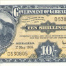 10 шиллингов 1965 года. Гибралтар. р17