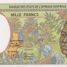 1000 франков 2000 года. Конго. р102Сg