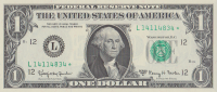 1 доллар 1963 года. США. р443b(L)*