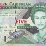 5 долларов 2000 года. Карибские острова. р37l