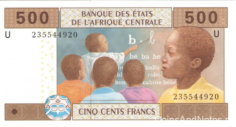500 франков 2002 года. Камерун. р206Ub