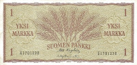 1 марка 1963 года. Финляндия. р98а(22)