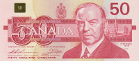 50 долларов 1988 года. Канада. р98а