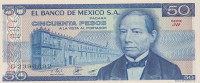 Банкнота 50 песо 27.01.1981 года. Мексика. р73(JW)