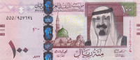 Банкнота 100 риалов 2012 года. Саудовская Аравия. р35c