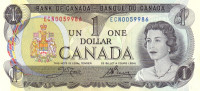 Банкнота 1 доллар 1973 года. Канада. р85с