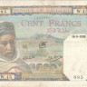 100 франков 1939 года. Алжир. р85