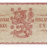1 марка 1963 года. Финляндия. р98а(24)