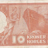 10 крон 1968 года. Норвегия. р31d
