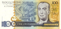 100 крузадо 1986-1988 годов. Бразилия. р211c