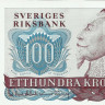 100 крон 1978 года. Швеция. р54с