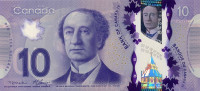 10 долларов 2013 года. Канада. р107а