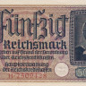 50 рейхсмарок 1940-1945 годов. Германия. рR140